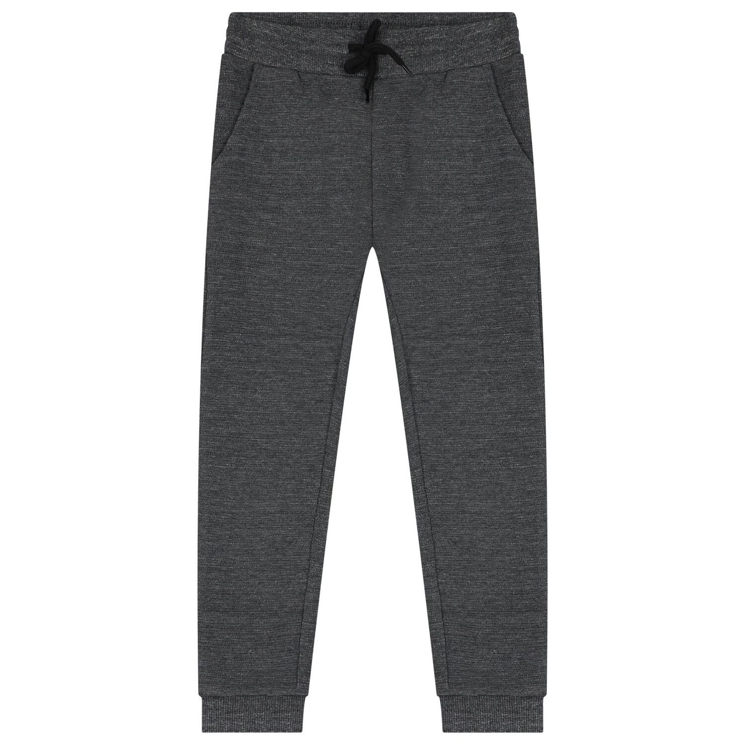 Boys Black & Grey Tracksuit (3 Piece), 2, hi-res