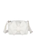 Girls White Bow Bag, 1, hi-res