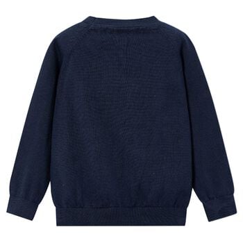 Boys Blue Logo Sweatshirt