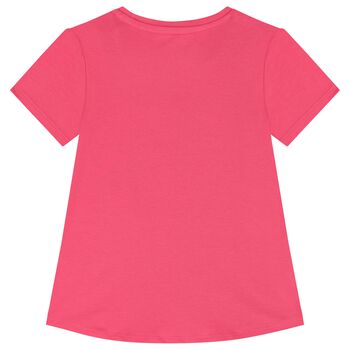Girls Pink Logo T-Shirt