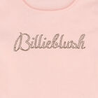 Girls Light Pink 'Billieblush' T-shirt, 1, hi-res