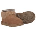 Girls Chestnut Brown Classic Ultra Mini Suede Boots, 1, hi-res