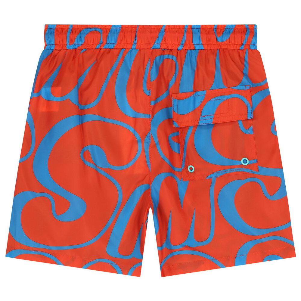 Stella McCartney Boys Keyboard Logo Shorts in Black