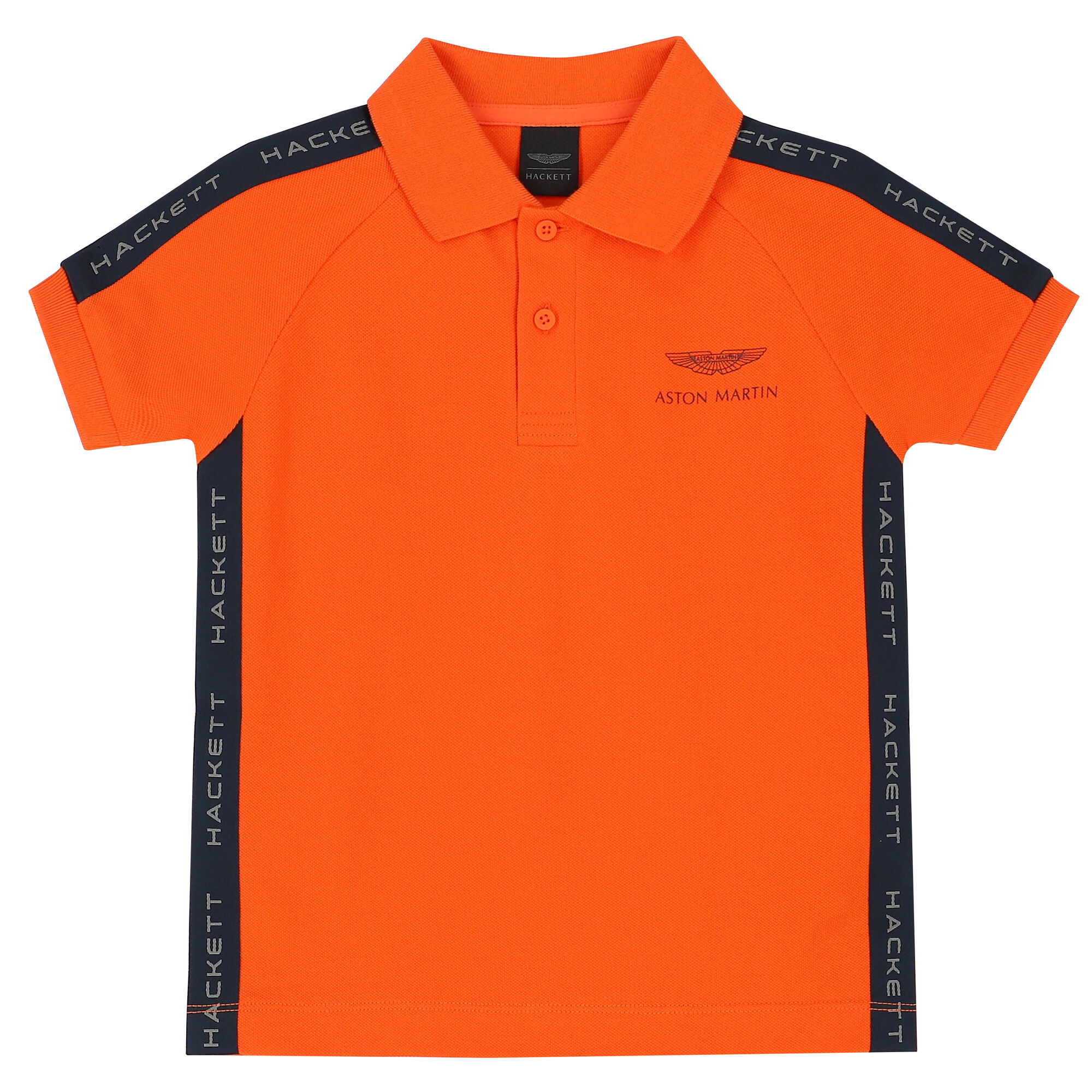 Hackett London Boys Orange Logo Polo Shirt Junior Couture Bahrain