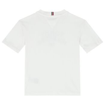 Boys White Logo T-Shirt