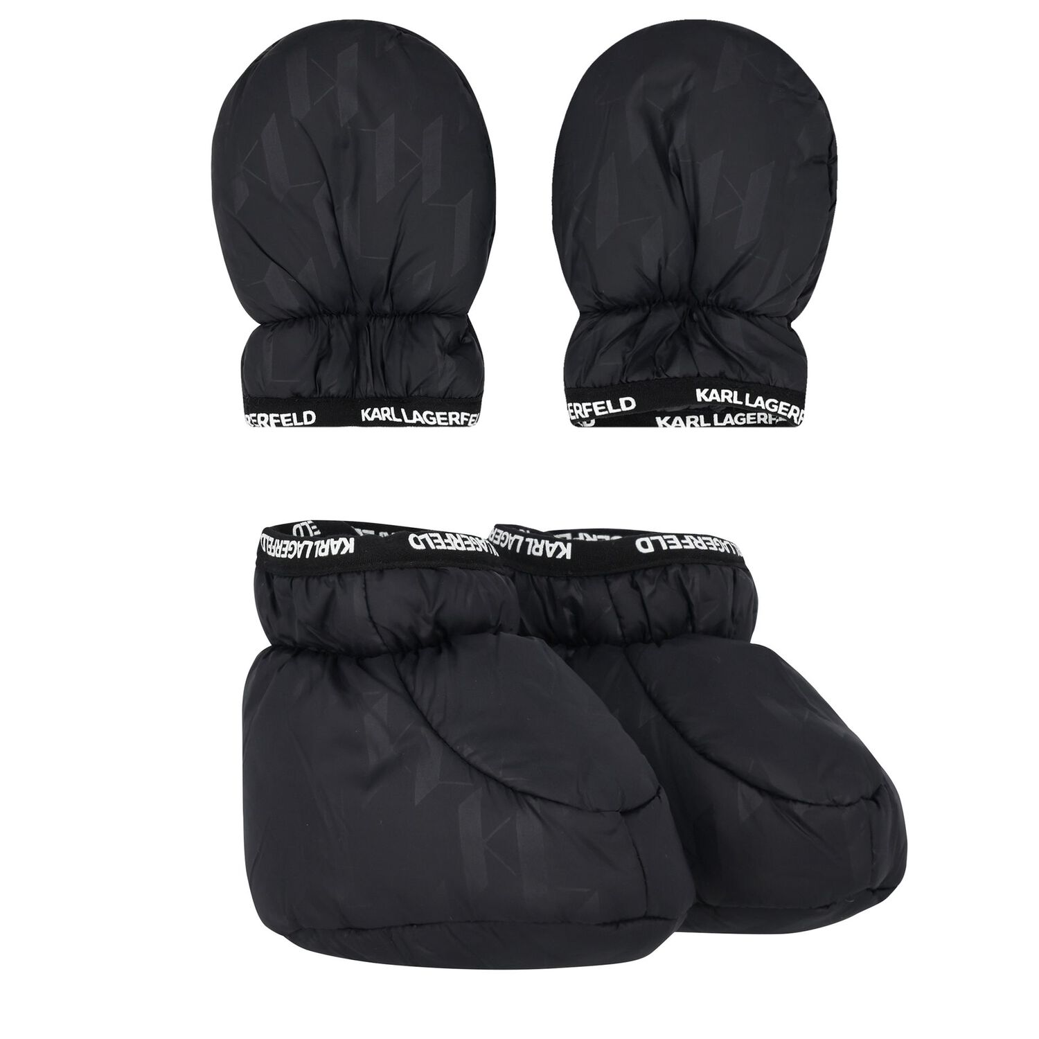 Black Logo Snowsuit, 1, hi-res