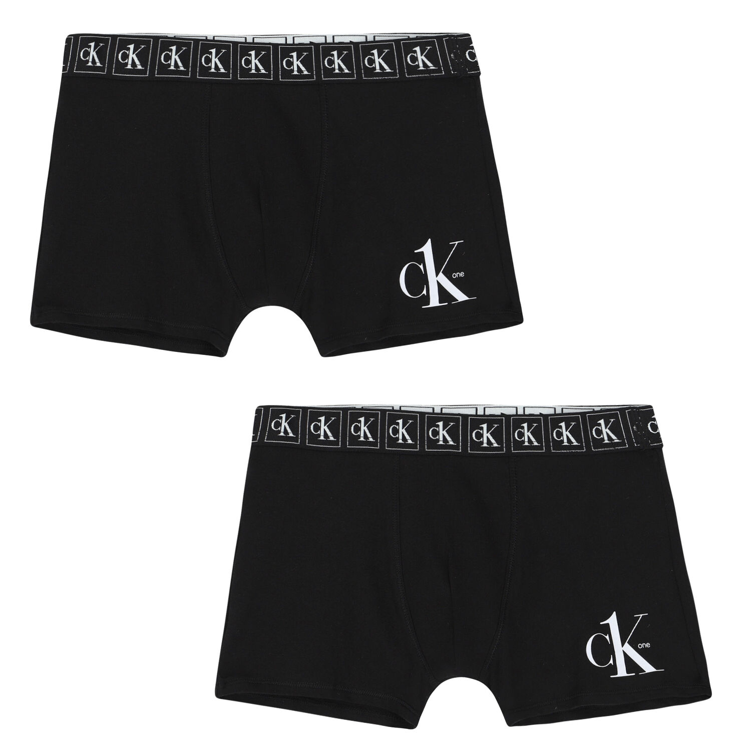 Boys Black Boxer Shorts ( 2-Pack ), 1, hi-res image number null