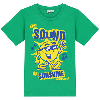 Boys Green Sun T-Shirt