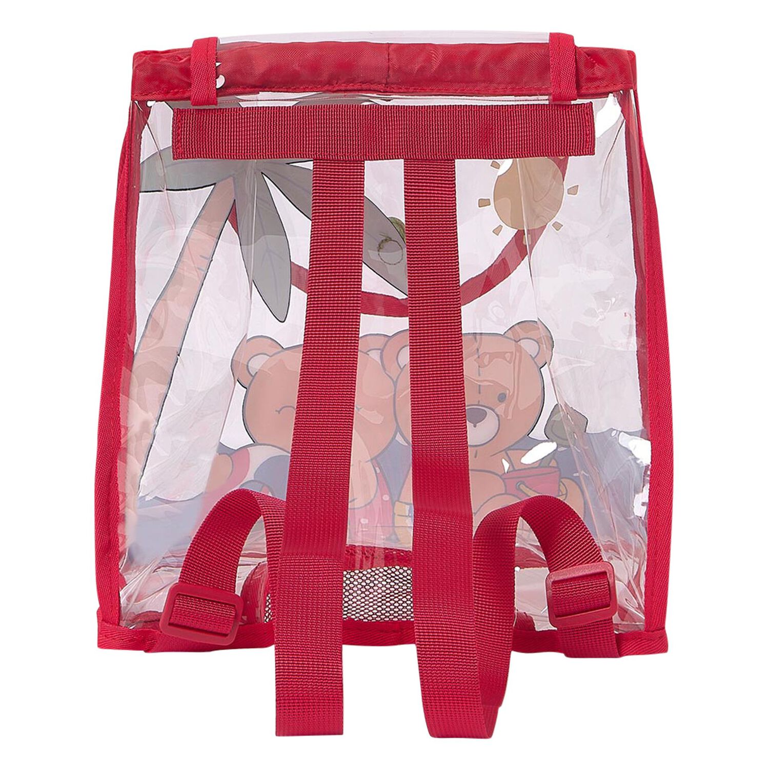 حقيبة ظهر على شكل دب أحمر للبنات, 1, hi-res image number null