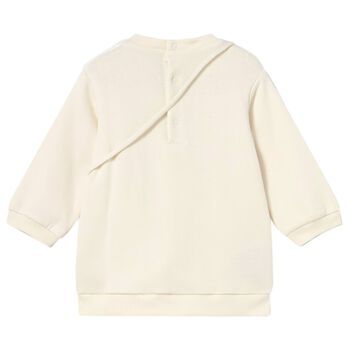 مجموعة فستان عاجية للبنات الصغيرات