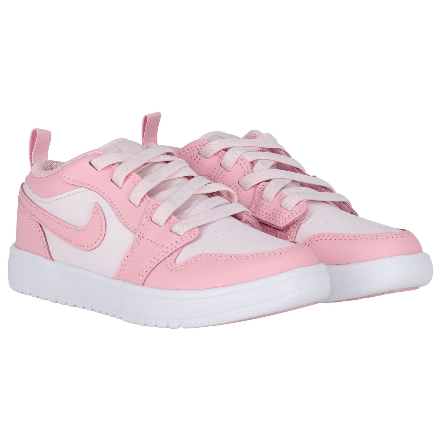 Girls Pink & White Air Jordan 1 Low Alt Trainers, 4, hi-res