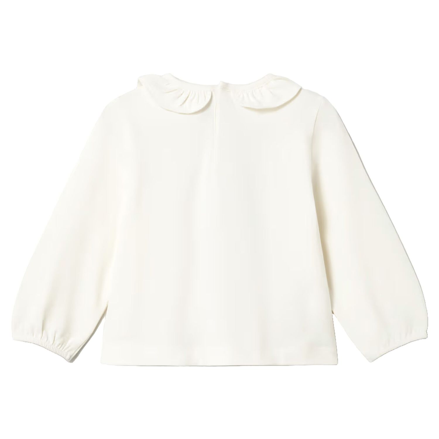 Younger Girls White Fairy Long Sleeve Top, 3, hi-res