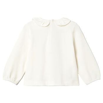 Younger Girls White Fairy Long Sleeve Top