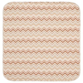 Beige & Brown Zig Zag Baby Blanket