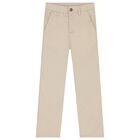 Boys Beige Trousers, 1, hi-res