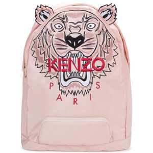 Girls Pink Tiger Logo Backpack