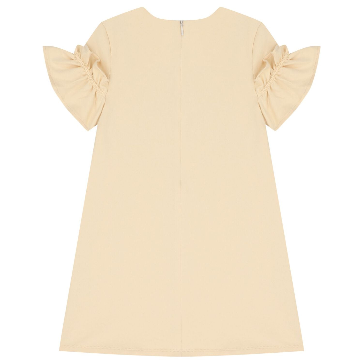 Girls Beige Bag Logo Dress, 2, hi-res
