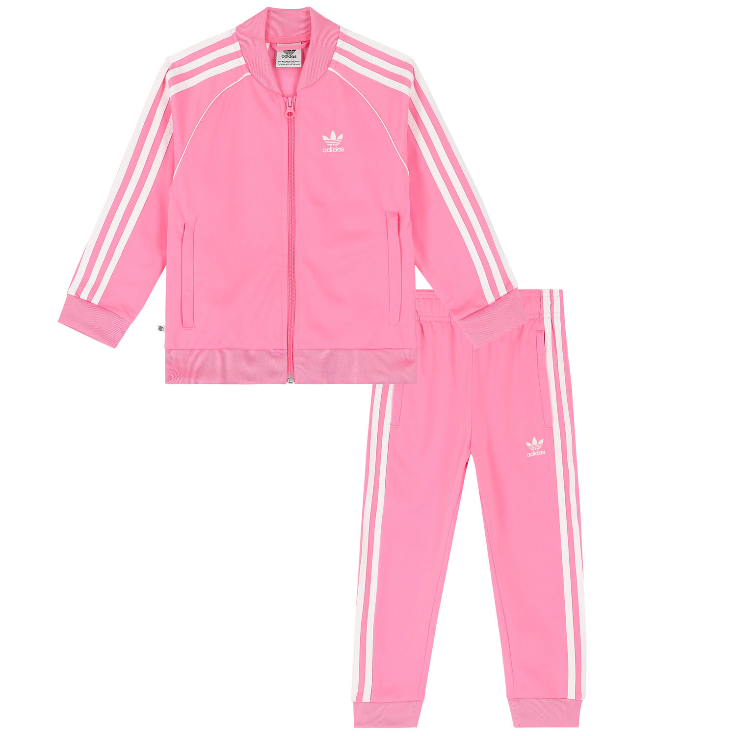 Girls Pink Logo Tracksuit, 1, hi-res image number null