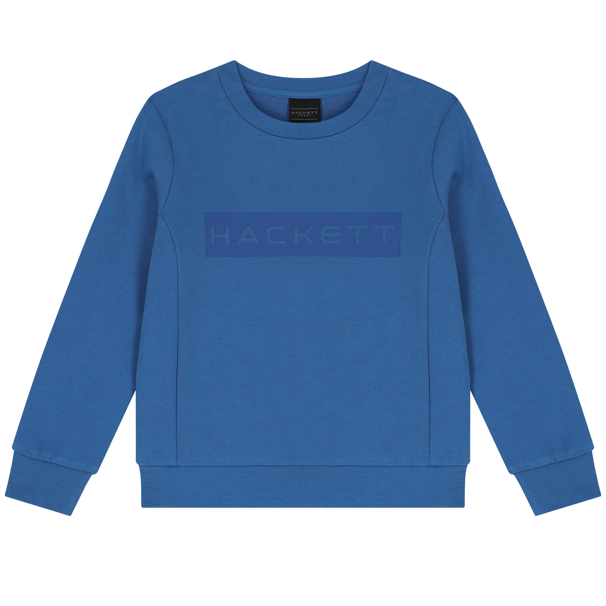 Hackett London Boys Blue Logo Sweatshirt Junior Couture USA