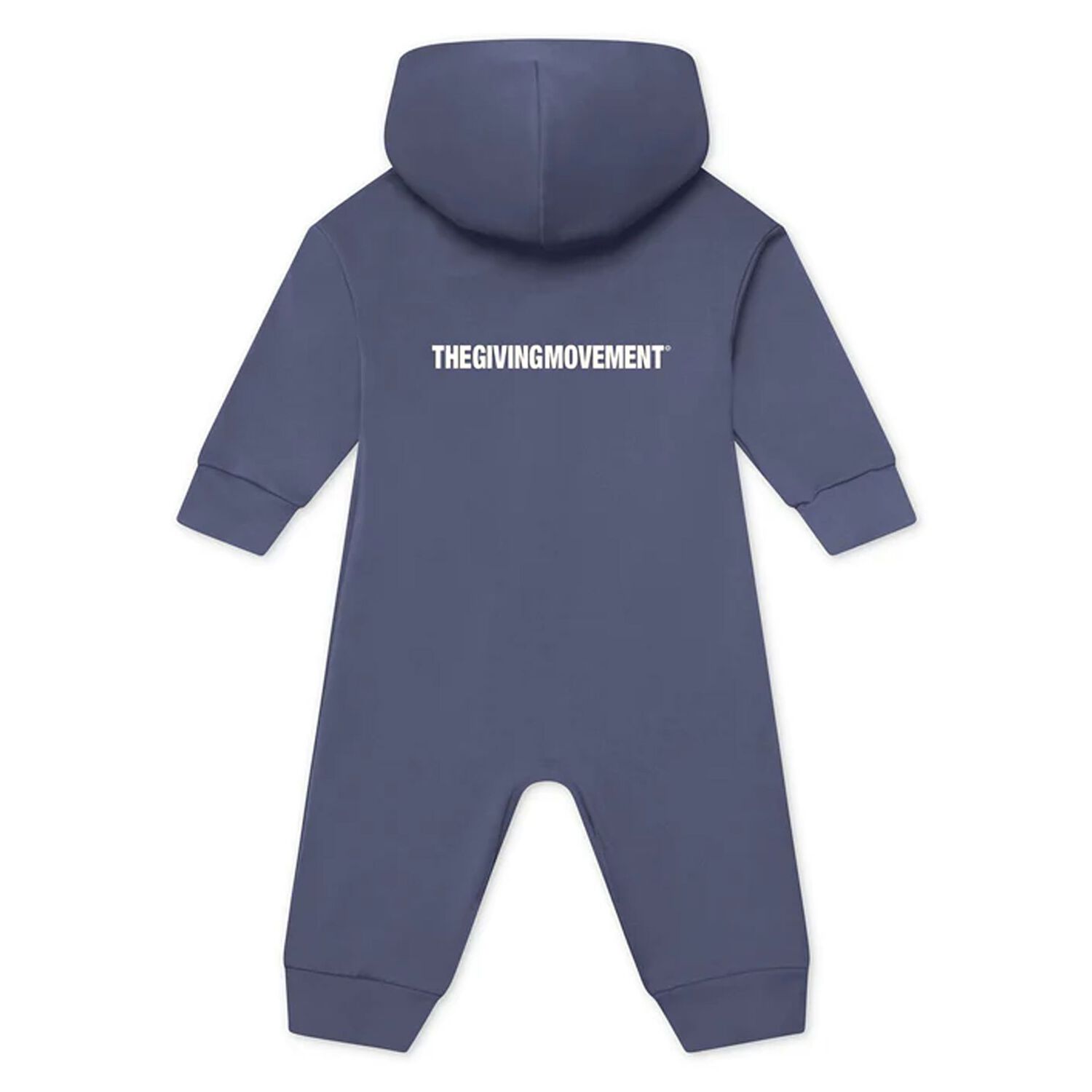 Blue Logo Softskin Baby Romper, 1, hi-res