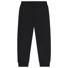 Boys Beige & Black Logo Tracksuit, 1, hi-res