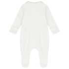 Ivory Logo Babygrow, 1, hi-res