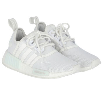 White NMD R1 J Trainers