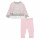 Younger Girls Pink Leggings Set, 1, hi-res