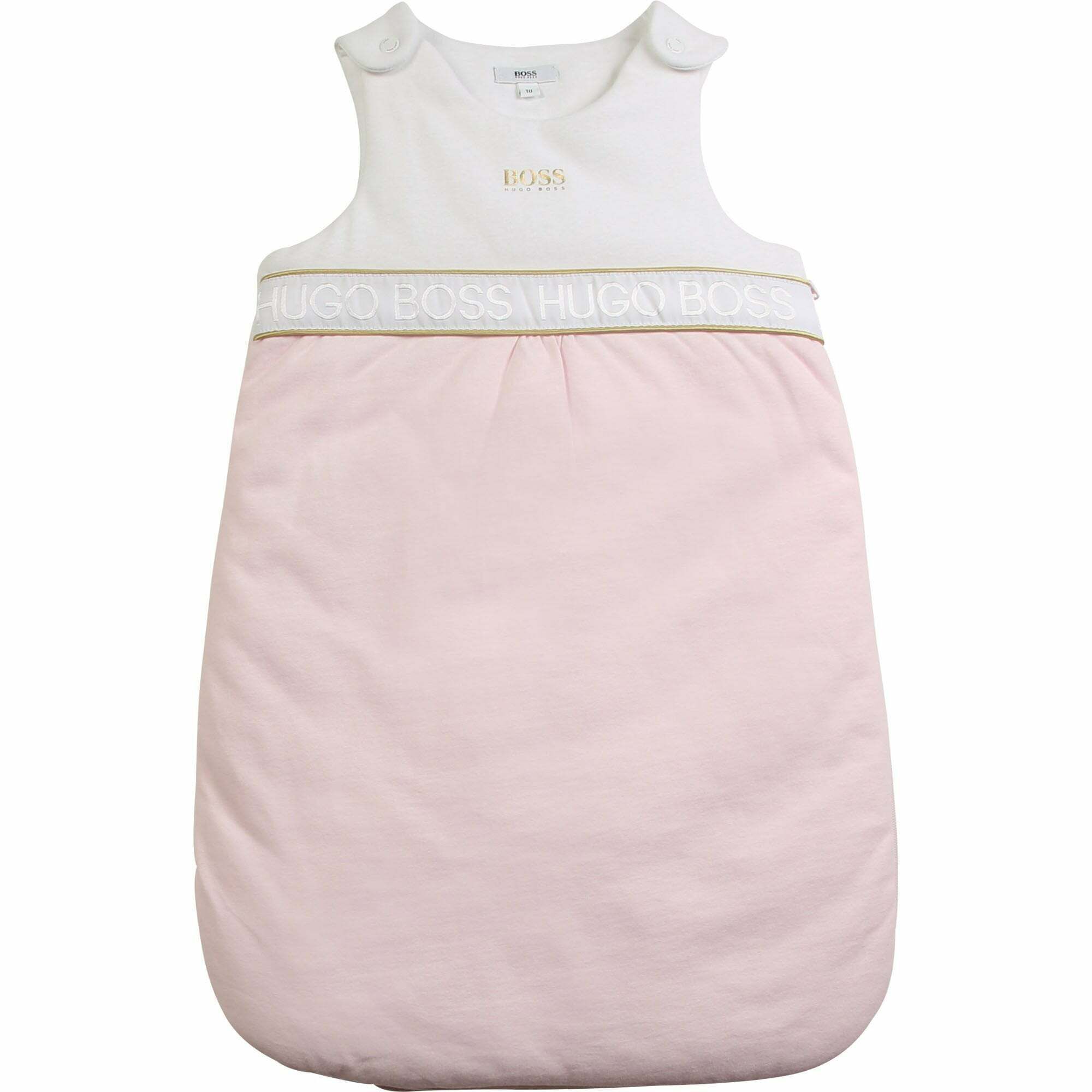 BOSS Baby Girls White Pink Gold Sleeping Bag Junior Couture