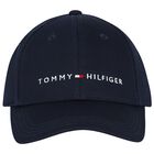 Navy Blue Logo Cap, 1, hi-res