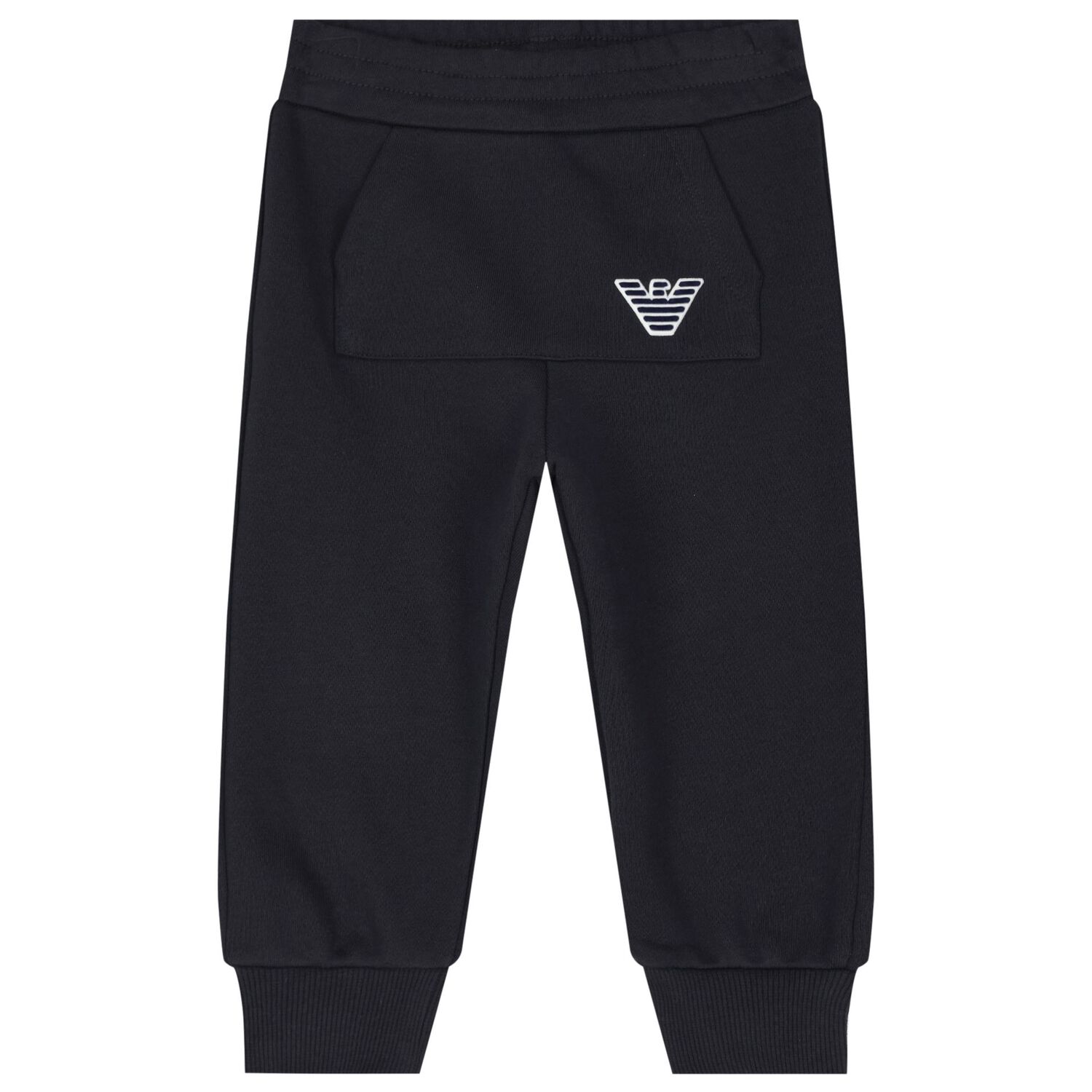 بدلة أولاد رياضية بالشعار باللون الكحلي, 1, hi-res