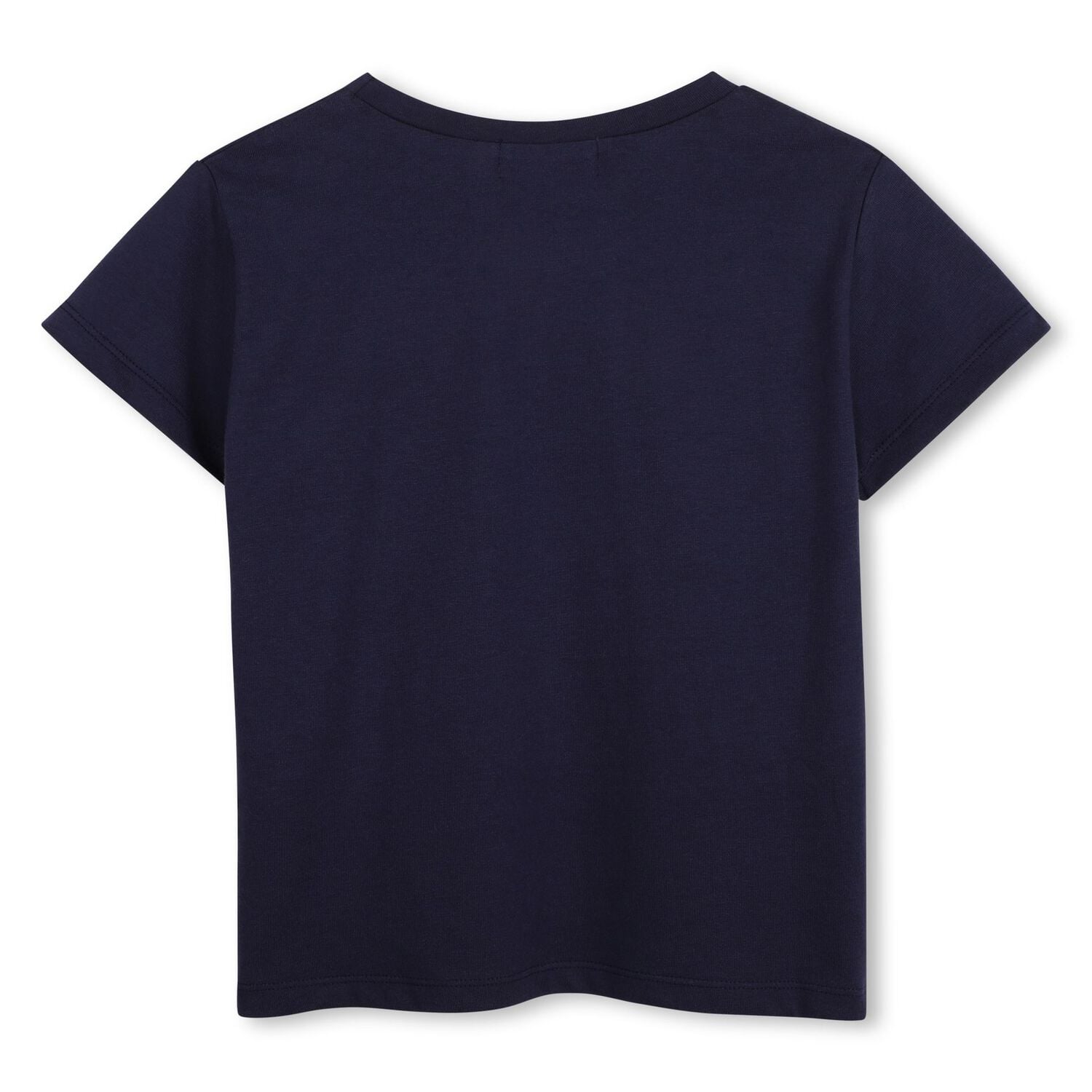 Girls Navy Blue Sequin T-Shirt, 1, hi-res