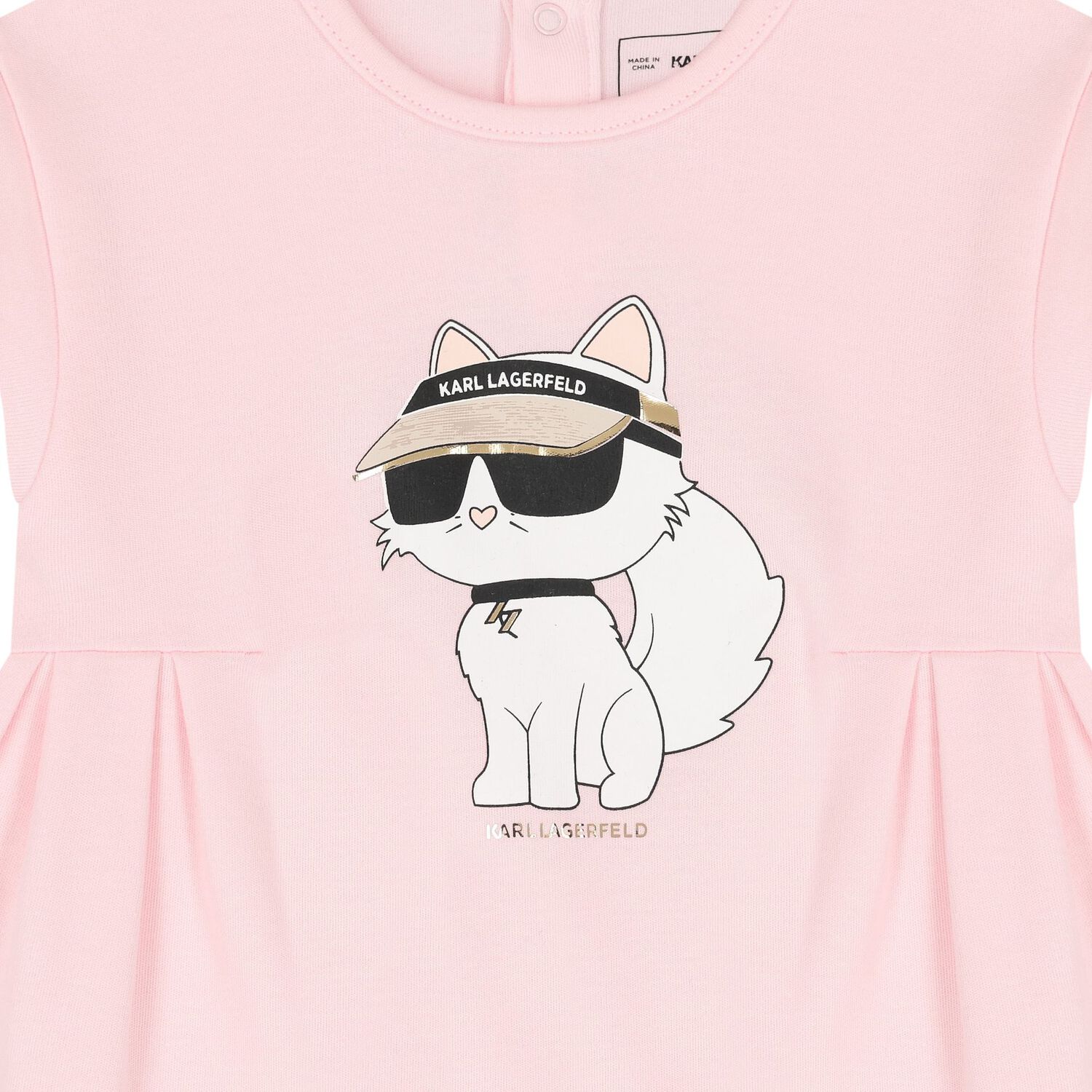 Girls Pink Choupette Dress, 1, hi-res image number null