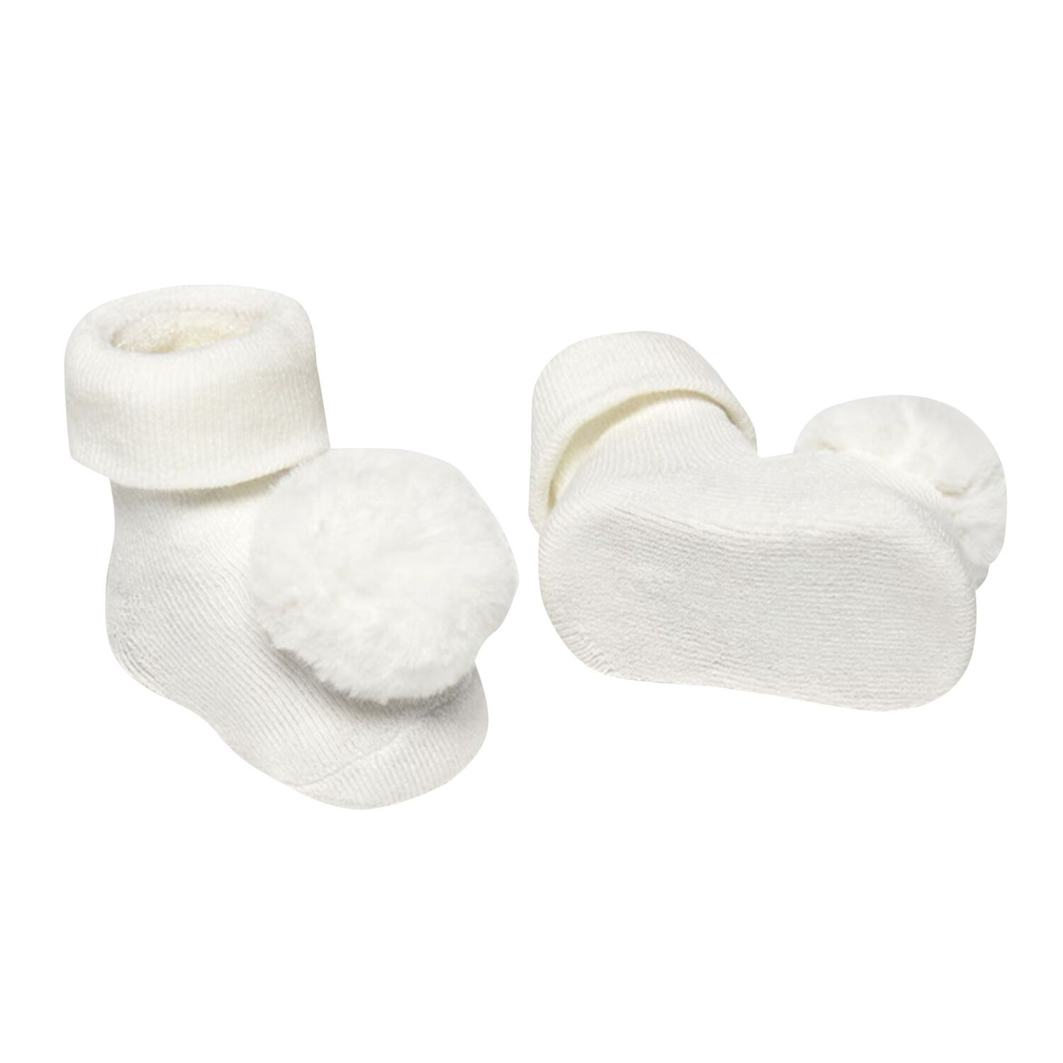 Baby Girls White Headband & Booties Gift Set, 1, hi-res image number null