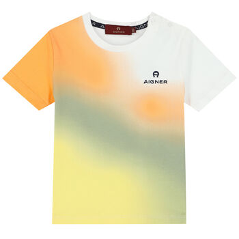 Younger Boys Multi-Colored Logo T-Shirt