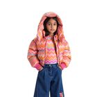 Girls Pink & Orange Zig Zag Dress, 1, hi-res