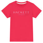 تيشيرت أولاد بالشعار باللون الاحمر, 3, hi-res