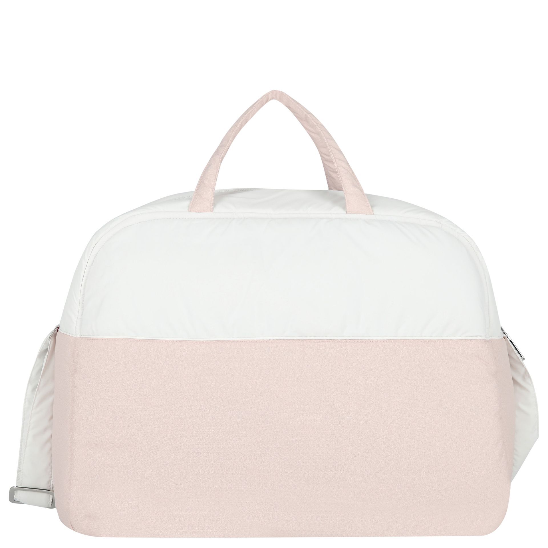 Aigner White Pink Logo Baby Changing Bag Junior Couture KSA