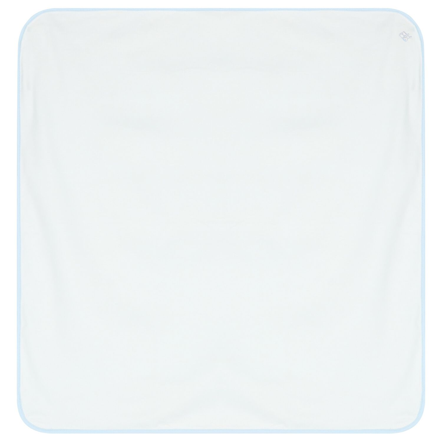 Baby Boys Blue & White Blanket, 1, hi-res image number null