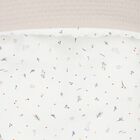 مدس بنات بطبعة الزهور باللون البيج والعاجي, 1, hi-res