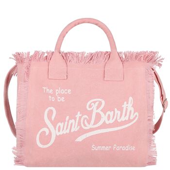 Girls Pink Logo Tote Bag