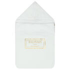 White & Gold Logo Baby Nest, 1, hi-res