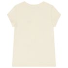 Girls Ivory Polo Bear T-Shirt, 1, hi-res