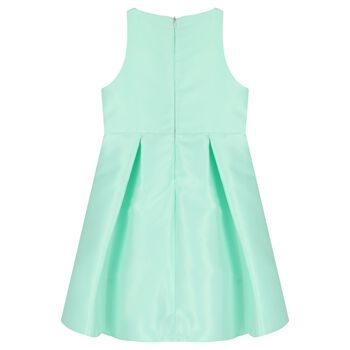 Girls Mint Green Sleeveless Dress