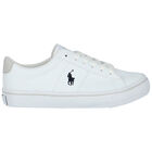 Boys White Logo Trainers, 1, hi-res
