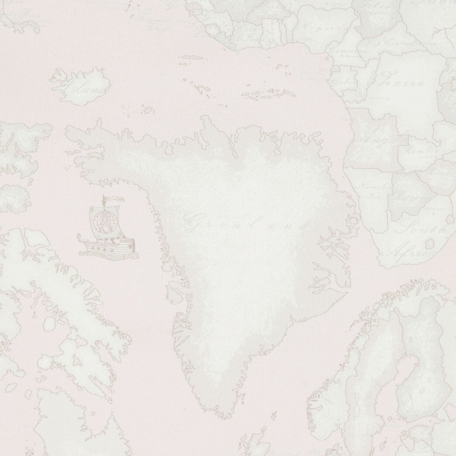 Baby Girls Pink & Ivory Geo Map Nest, 1, hi-res
