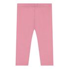 Baby Girls Pink Logo Leggings, 1, hi-res