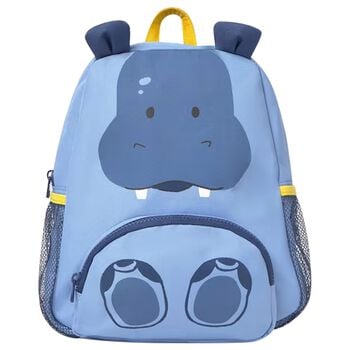 Boys Blue Hippo Backpack