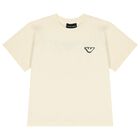 Boys Ivory Logo T-Shirt, 1, hi-res