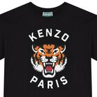 Black Lucky Tiger Logo T-Shirt, 1, hi-res